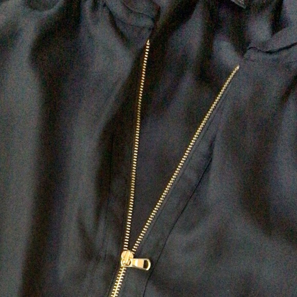 Worthington black zip closure tunic, Large - Picture 5 of 5